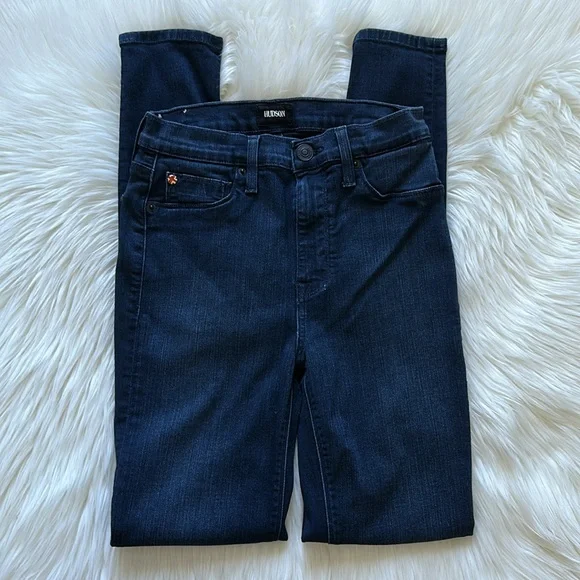 Hudson High Waist Barbara Super Skinny Jeans - Picture 3 of 10